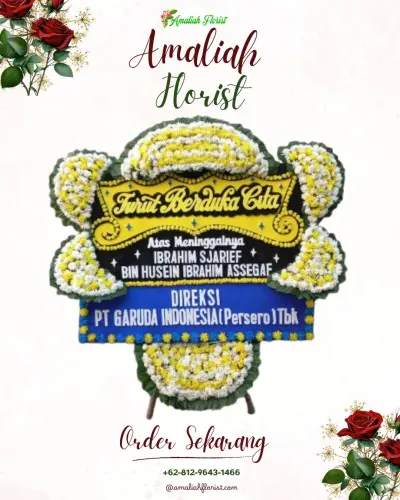Papan Bunga Duka di Kutisari