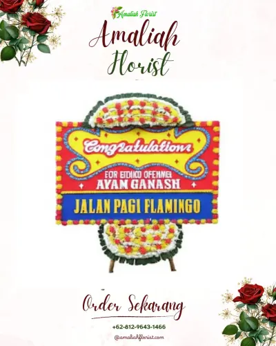 Bunga Papan Congratulation di Kutisari